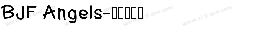 BJF Angels字体转换